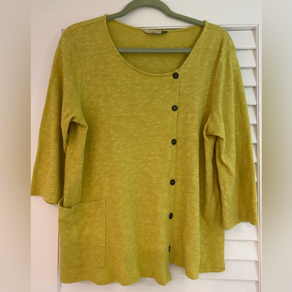 Funky Asymmetrical 3/4 Sleeved Sweater.